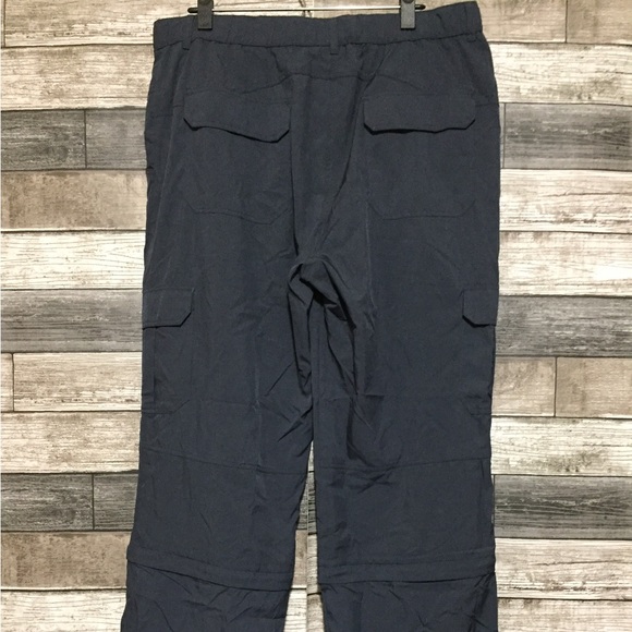 Little Donkey Andy Cargo Convertible Hiking Pants Men’s XXL Gray Blue - Picture 7 of 10